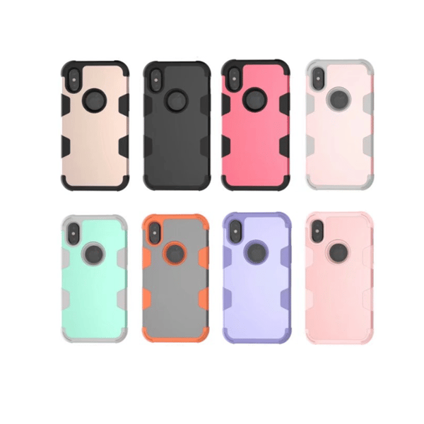 Skal till iPhone X/XS Aquablå/Grå Aquablå/Grå