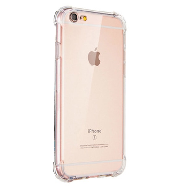 iPhone 8 - Professionellt Skyddande Silikonskal (FLOVEME) Svart/Guld