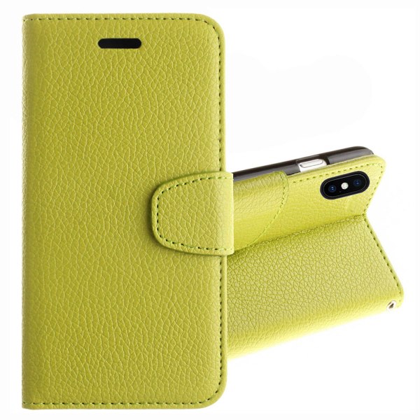 Elegant Fodral med Kortfack och Plånbok - iPhone XR Brun