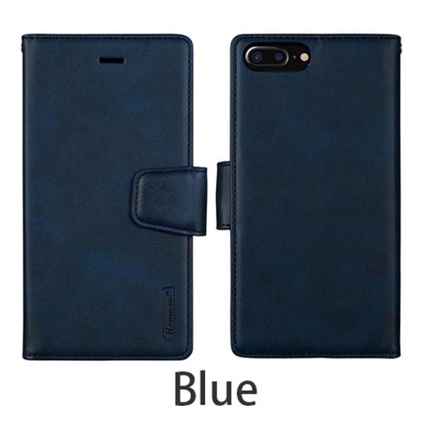 iPhone 8 Plus - Eksklusivt Dual Function Wallet Cover Brun