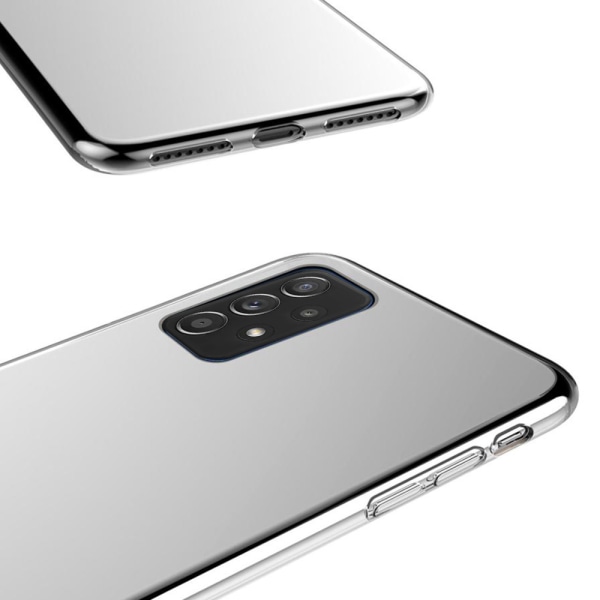Samsung Galaxy A33 5G - Beskyttende Floveme Silikone Cover Genomskinlig