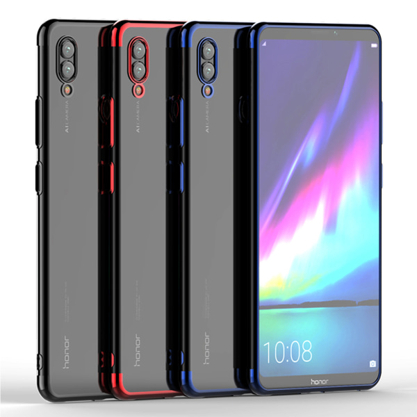 Elegant silikone beskyttelsescover - Huawei Honor Play Röd