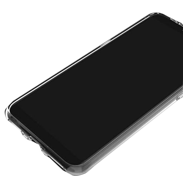 Samsung Galaxy A9 2018 - Støtdempende silikondeksel Transparent/Genomskinlig