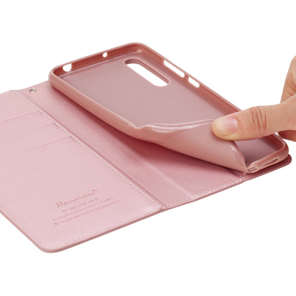 Hanman Plånboksfodral för Huawei P20 Pro Svart Svart