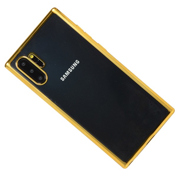 Samsung Galaxy Note10+ – iskuja vaimentava silikonikuori (FLOVEME) Silver