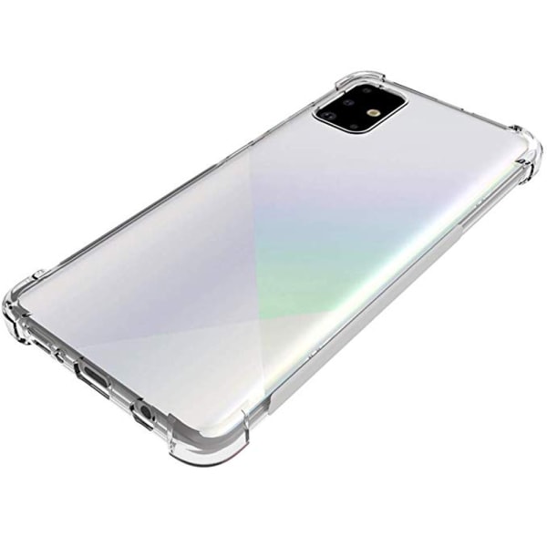 Silikonikotelo - Samsung Galaxy A51 Transparent/Genomskinlig