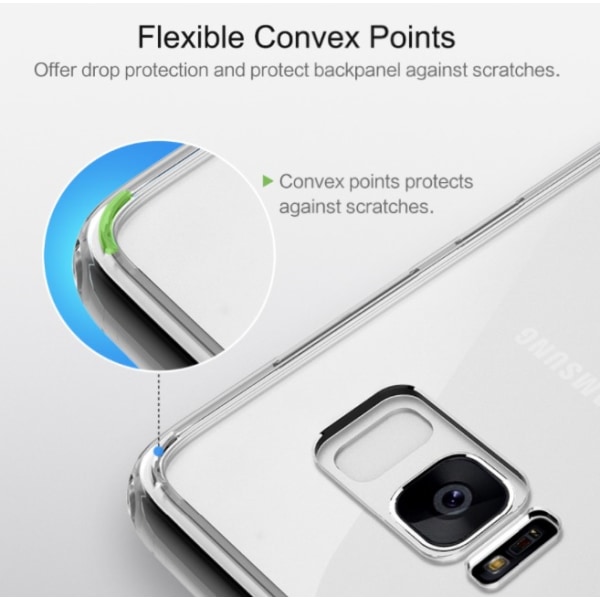 Samsung Galaxy S8 - Exklusivt Stilrent Skal ROCK Hög kvalitet Genomskinlig