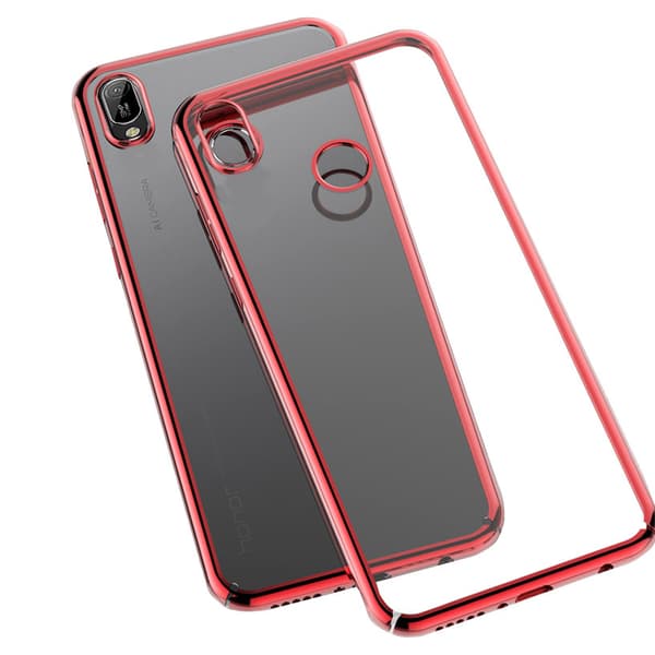 Professionellt Skyddsskal i Silikon - Huawei Y6 2019 Silver Silver