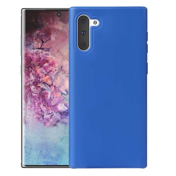 Samsung Galaxy Note10 - Stilfuldt mat cover NKOBEE Mörkblå