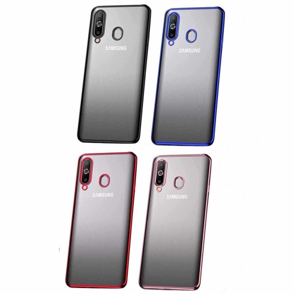 Glat eksklusivt silikonecover - Samsung Galaxy A40 Röd Röd