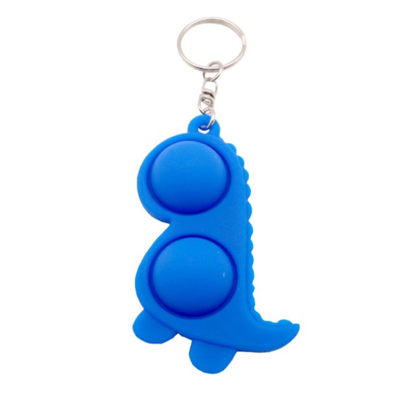 Mjuk Dinosaurie Fidget Toy / Fidget Leksak  (Simple Dimple) Blå