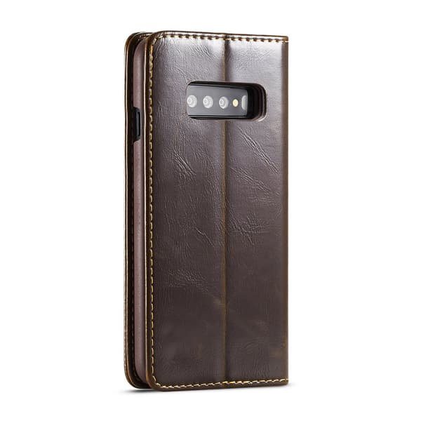 Samsung Galaxy S10e - Praktiskt Plånboksfodral (ONYX) Röd