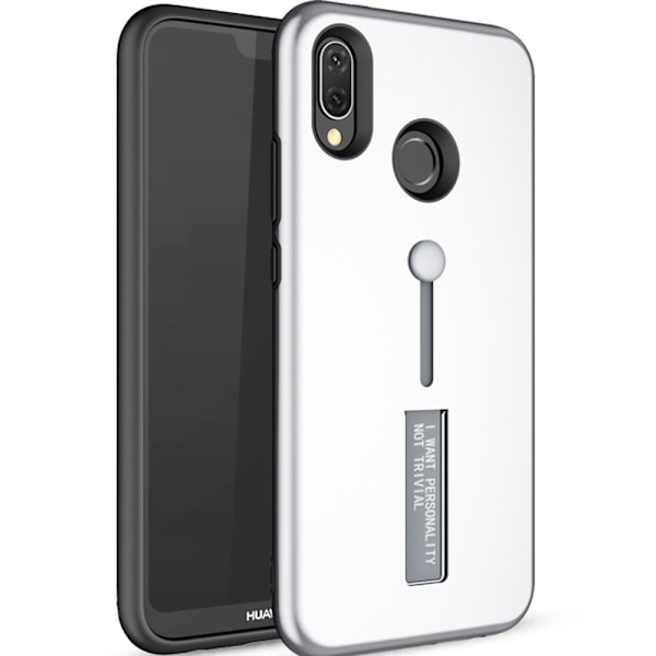 Effektfullt Exklusivt Skal KISSCASE - Huawei P20 Lite Silver