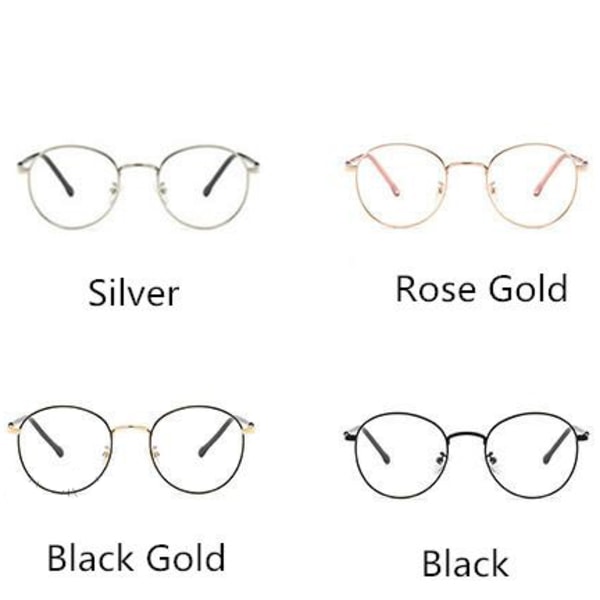 Stilfulde læsebriller af klassisk model Roséguld -2.5