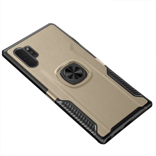 Samsung Galaxy Note10 Plus - Praktiskt LEMAN Skal Ringh�llare Petrol