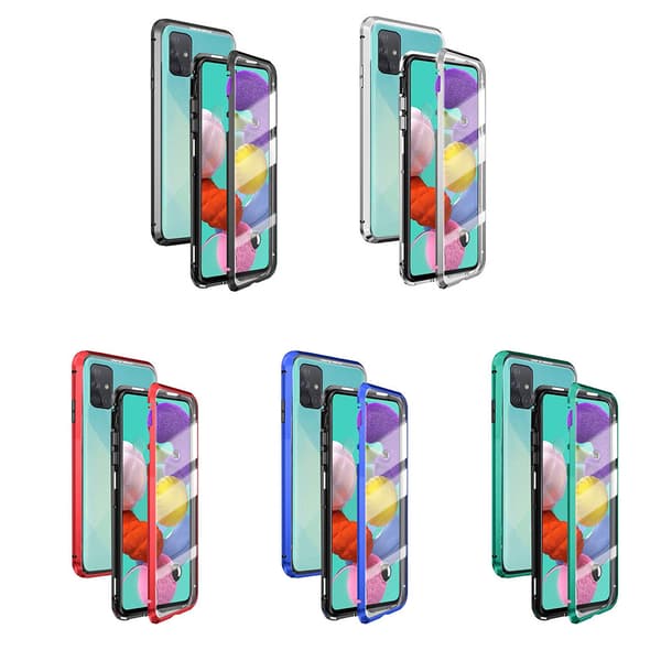 Samsung Galaxy A71 - Full Cover Magnetic Cover Röd