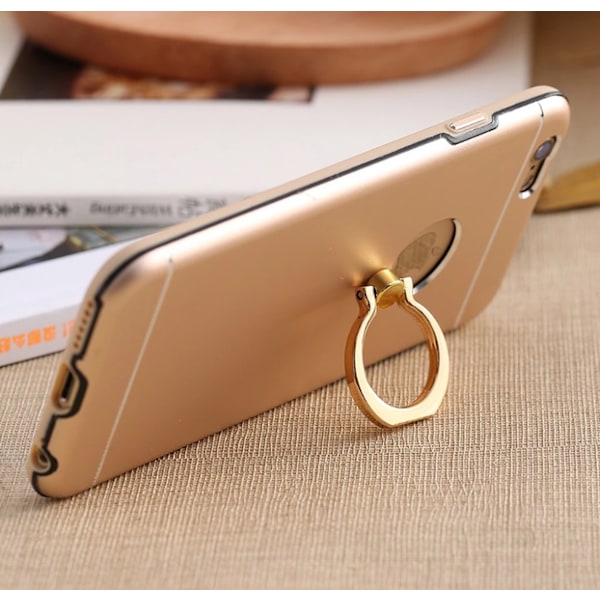 Praktiskt iPhone 6/6S skal med ringhållare från FLOVEME Svart