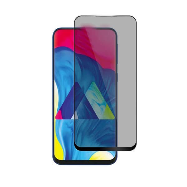 Samsung A80 2.5D Anti-Spy 2-PACK Skärmskydd Ram 9H Svart Svart