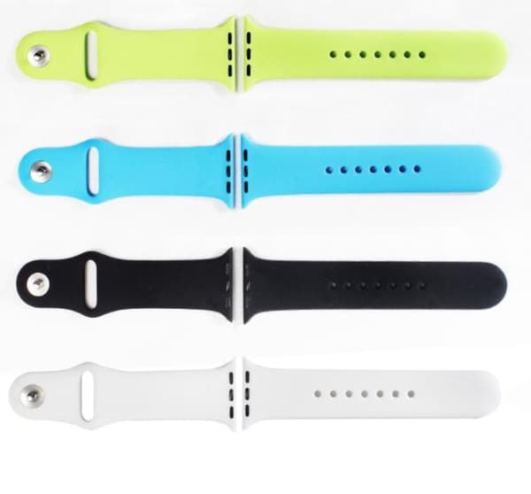 Apple Watch 42mm - Smart Silikonarmbånd LEMAN (Original) Blå Medium