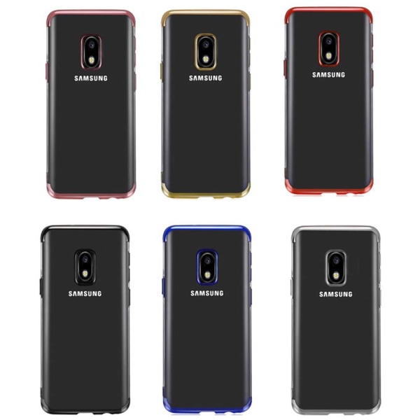 Samsung Galaxy J7 2017 - Elegant silikonbeskyttelsesdeksel (Floveme) Röd