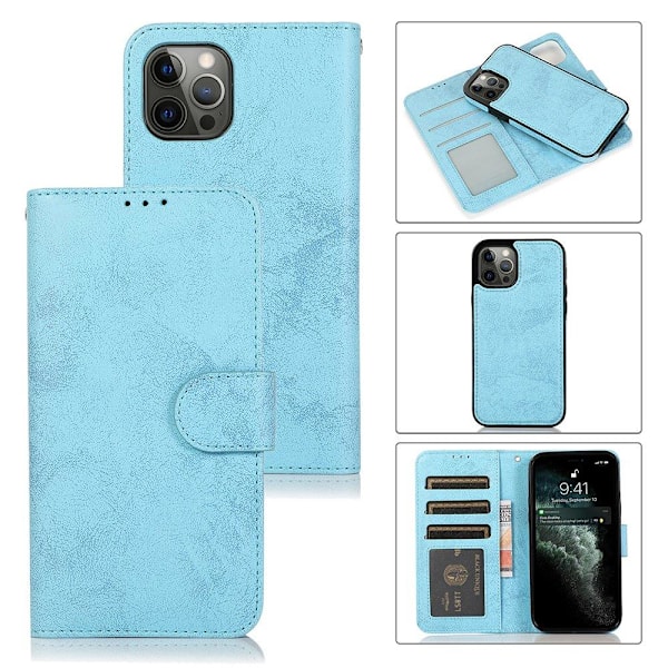 iPhone 12 Pro Max - Robust Dobbeltfunktion Pungetui Lila