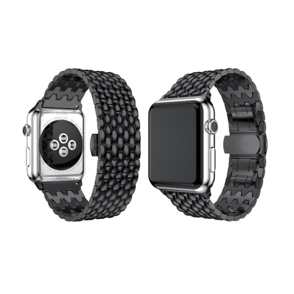 LEMAN Stållänk för Apple Watch 42mm (3/2/1) Silver