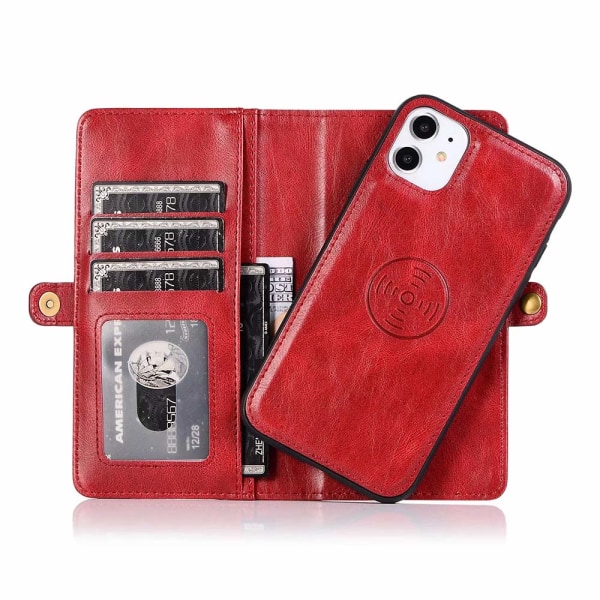 Stilrent Praktiskt Plånboksfodral - iPhone 11 Röd