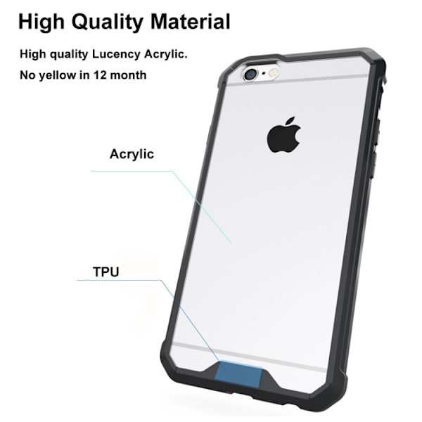 Praktiskt Silikonskal (Extra Stötdämpning) för iPhone 6/6S Grön