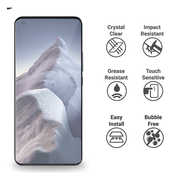 Xiaomi Mi 11 Soft Näytönsuoja PET 0.3mm Svart