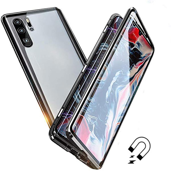 Huawei P30 Pro - Stilsäkert Skyddande Magnetiskt Skal Silver