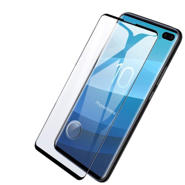 Samsung Galaxy S10 Skärmskydd CASE-Friendly HD-Clear Svart