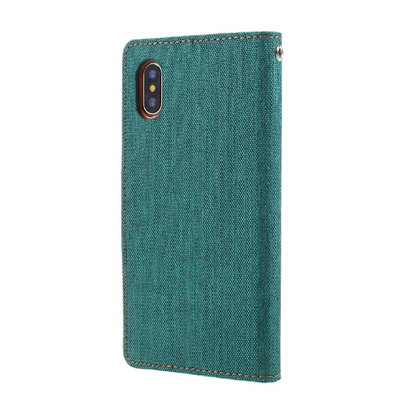 Canvas Vintage iPhone X/XS Fodral Grå