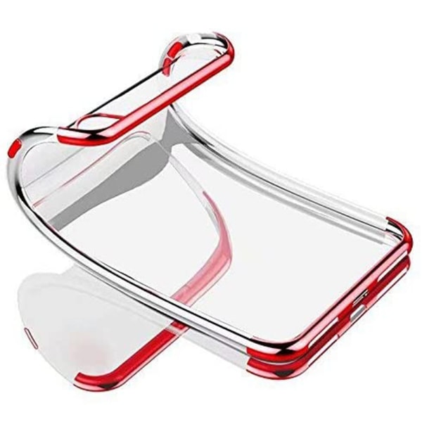Huawei Y6s - Stilfuldt Floveme Silikone Cover Röd
