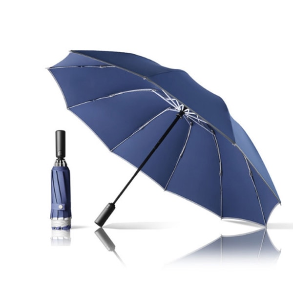 Effektiv holdbar automatisk paraply Grå