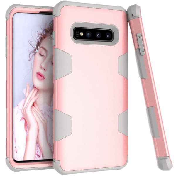 Samsung Galaxy S10E - Skal Grå/Orange Grå/Orange