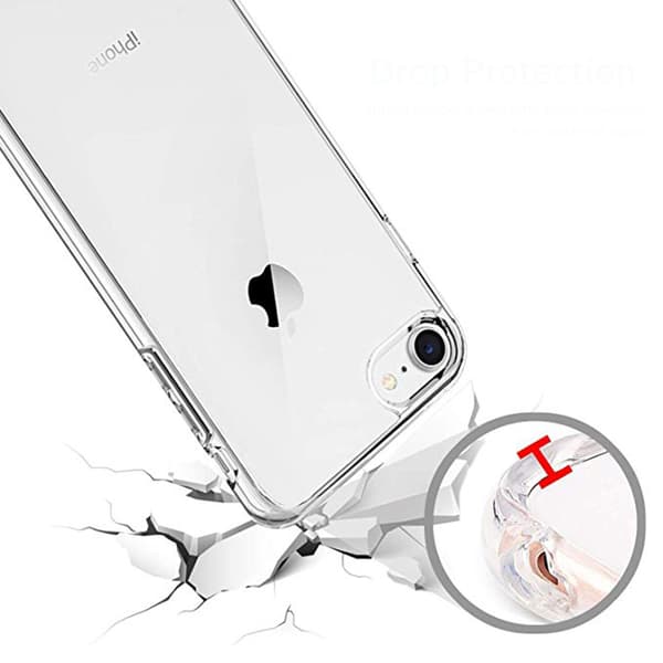 Effektfullt Skyddsskal i Silikon - iPhone 6/6S Transparent