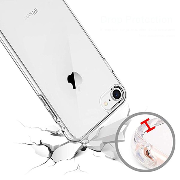 Tehokas silikonisuojakuori - iPhone 6/6S Transparent/Genomskinlig