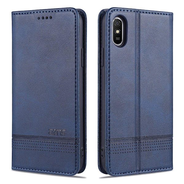 Xiaomi Redmi 9AT - Professionellt Praktiskt Plånboksfodral Svart