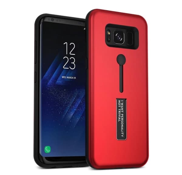 Smart Skal med Fingerrem för Samsung Galaxy J5 2017 Blå