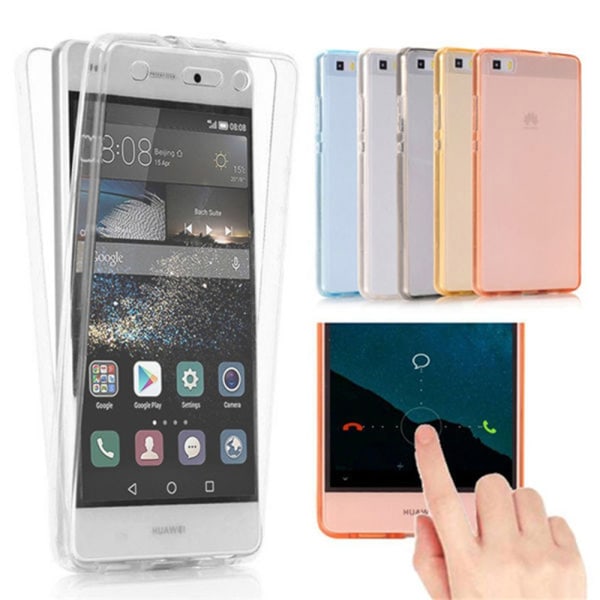 Huawei P Smart 2018 - Skyddande Dubbelsidigt Silikonskal (NORTH) Rosa