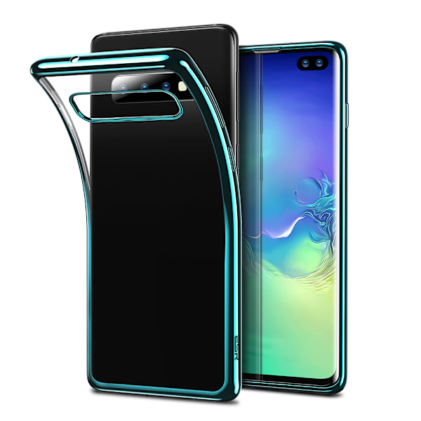 Samsung Galaxy S10+ - Skyddande Silikonskal (FLOVEME) Svart