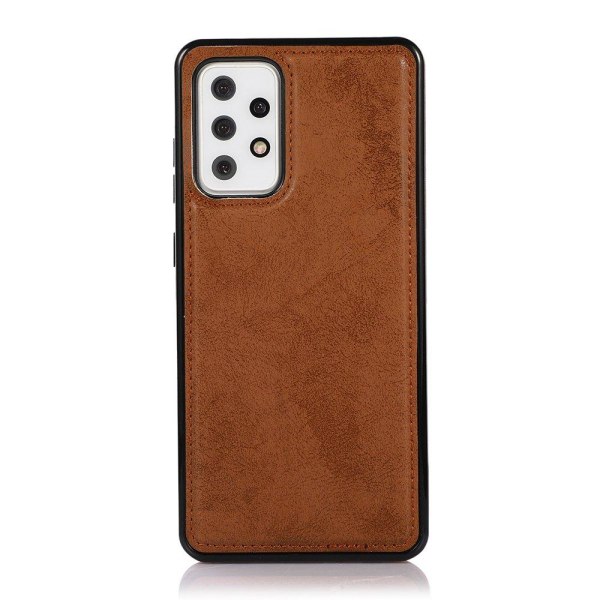 Samsung Galaxy A52 - Elegant LEMAN Wallet Cover Ljusblå