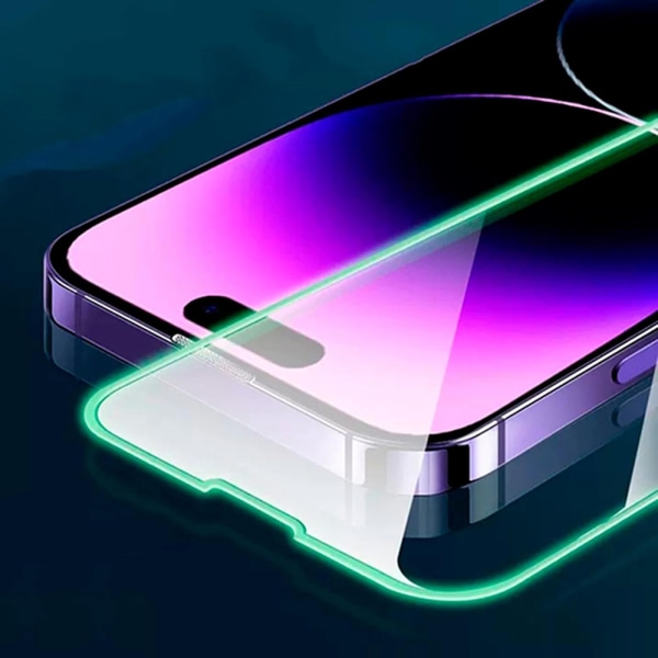 iPhone 14 pro max Skjermbeskytter Selvlysende Ram 9H 0,3mm Självlysande