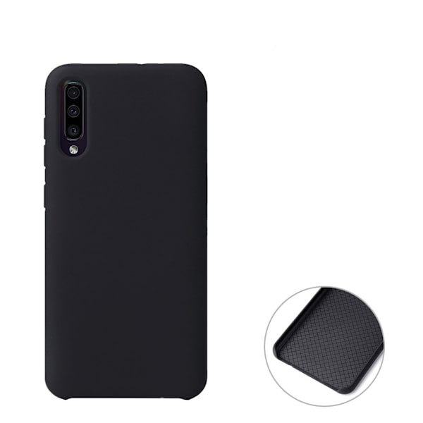 Elegant Silikonskal - Samsung Galaxy A50 Mörkblå