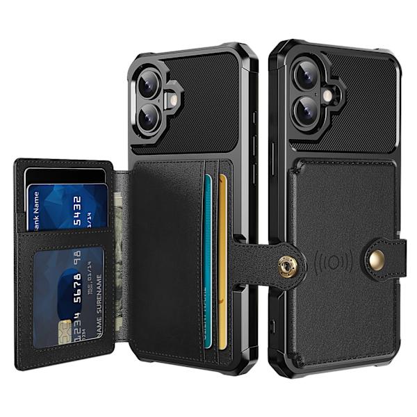 iPhone 17 Kompakt Plånboksskal Grön