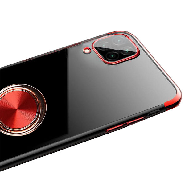 Huawei P40 Lite - Skal med Ringhållare Svart