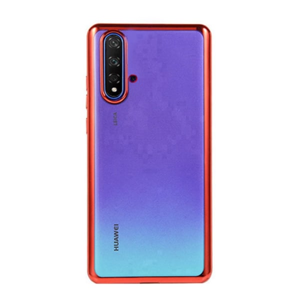 Elegant beskyttende silikondeksel - Huawei Nova 5T Röd