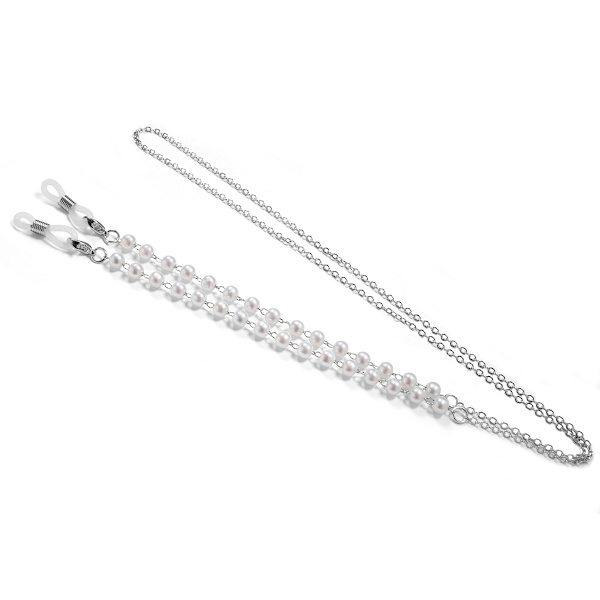 Stilsäkert Glasögon-Snöre Senilsnöre Svart/Silver
