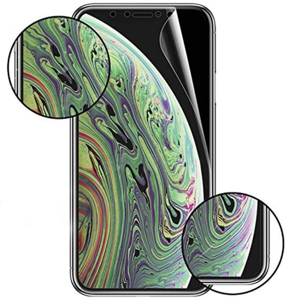 iPhone X/XS 2-PACK Skärmskydd 9H Nano-Soft Screen-Fit HD-Clear Transparent/Genomskinlig