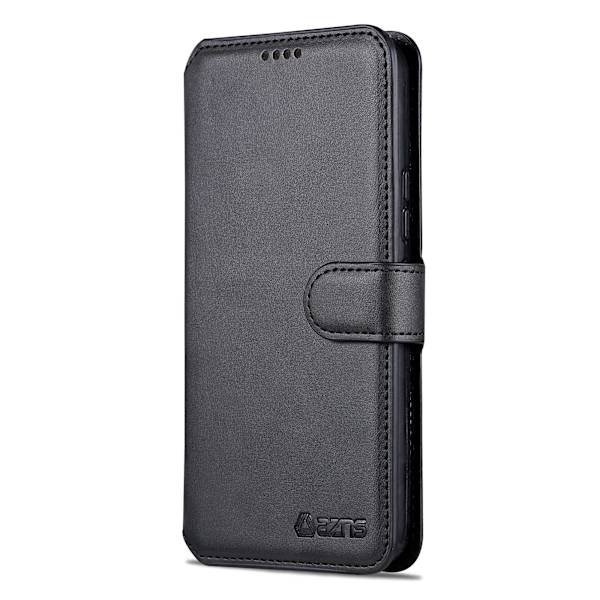 Lyxigt läderfodral för Samsung Galaxy A54 5G Svart